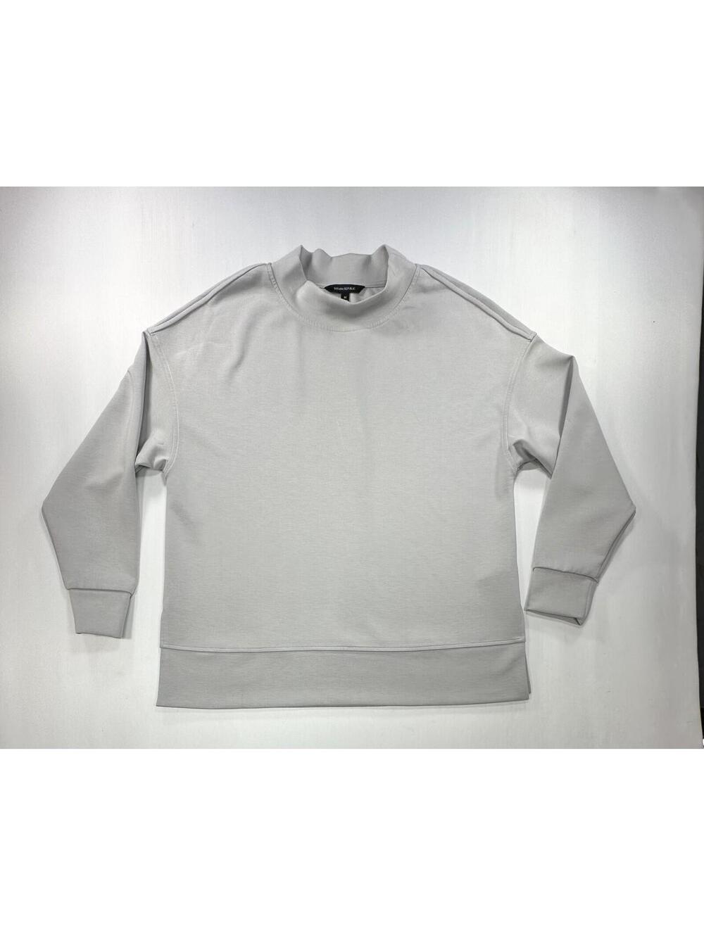 Banana Republic Long Sleeve Scuba Tunic Gray Womens M